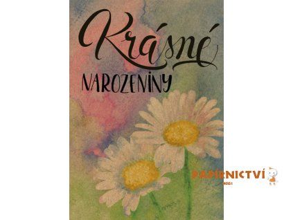 Přáníčko BeBechy – recyklovaný papír - Narozeninové BPR1-82