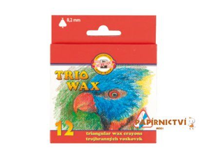Voskovky trojhranné tenké 8272/12 8272012010KS