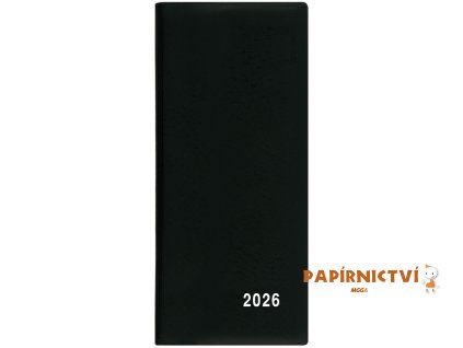 Měsíční diář - Xenie - PVC - černá BMX1-2-26