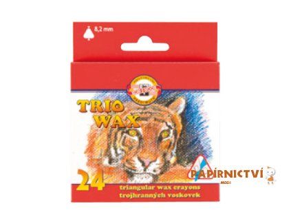Voskovky trojhranné tenké 8274/24 8274024001KS