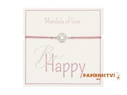Gifty - Be Happy náramek - Mandala of Love 1042775