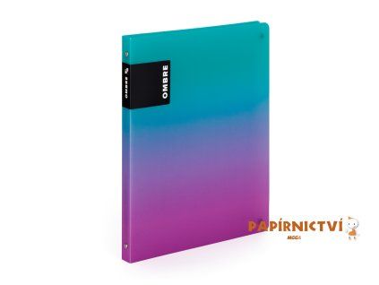 Pořadač PP A4 4kr. OMBRE růžová 6-94325