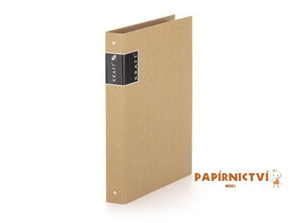 Pořadač A4 lamino R25-4kr. KRAFT nature 7-040
