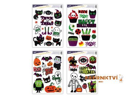 Okenní fólie halloween HA003 30x42cm 1042004