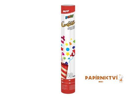 Konfety vystřelovací 48cm papír - vzduch 1042013