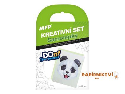 Kreativní set - samolepky panda 1042137