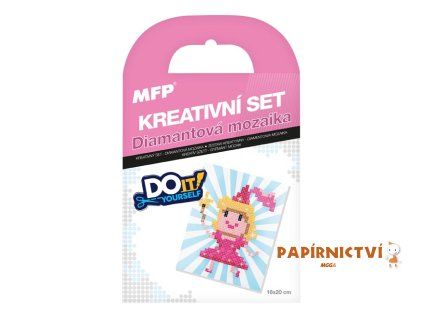 Kreativní set - diamantová mozaika panenka 1042142