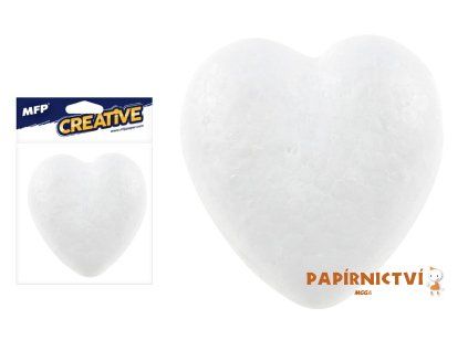 Srdce 10cm polystyren 1042288