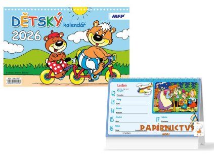 Kalendář 2026 stolní Dětský 1061647