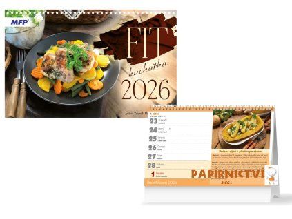 Kalendář 2026 stolní FIT kuchařka 1061648