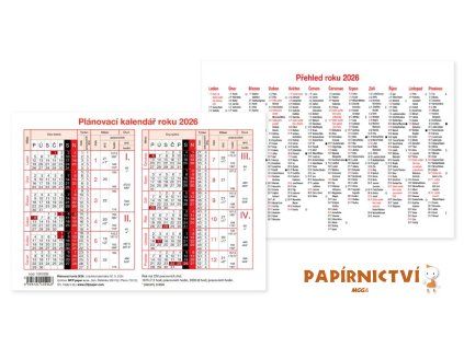 Plánovací karta 2026 MFP A5 1061689