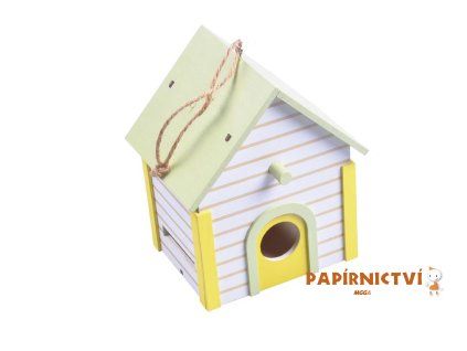 Ptačí budka dřevo 14x12x16,5cm 2221739