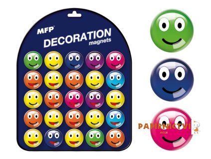 Magnet dekorační kulatý 3,5cm mix č.10 4200284