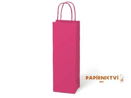 Taška MFP dárková T12 kraft 120x360x90 růžová 5251300