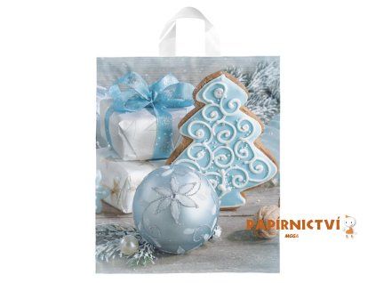 Igelitová vánoční taška vzor11 40x46x8 (s uchem) 5252931