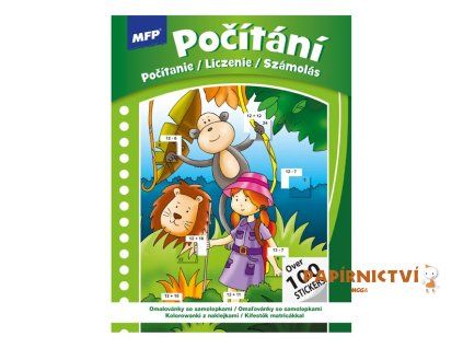 Omalovánky se samolepkami Počítání 210x295mm/16s 5301228
