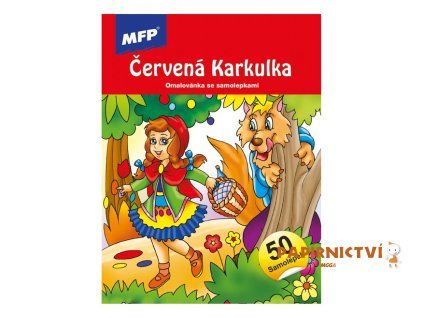 Omalovánky se samolepkami Červená Karkulka 2 148x210mm/24s 5301229