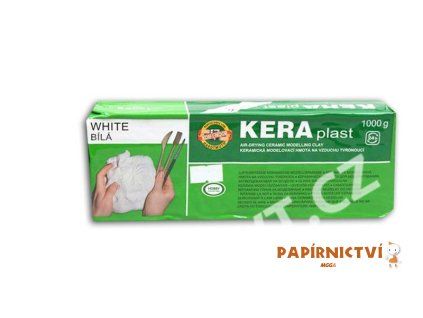 Modelovací hmota Keraplast vytvrditelná 1000 g - bílá 013170600000