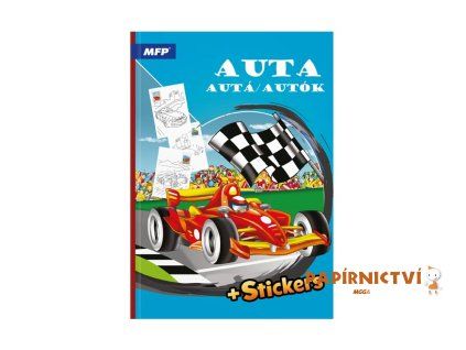 Omalovánky se samolepkami Auta 210x295mm/32s 5301252