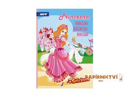 Omalovánky se samolepkami Princezna 210x295mm/32s 5301253