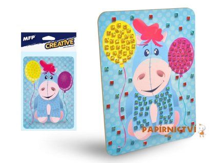Mozaikový set 14,8x21cm holographic Donkey 5330414