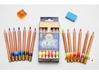 Pastelky MAGIC natur 3404 12+1 3404N15001KS