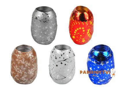Stuha vázací 20mx1cm Jumbo vánoční mix 5660260