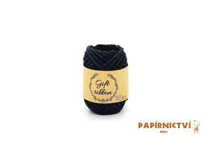 Stuha vázací papír 10m/2mm černá 5660268