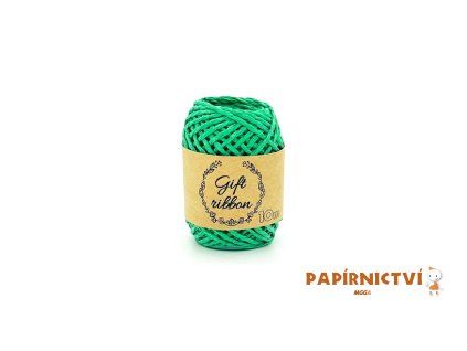 Stuha vázací papír 10m/2mm zelená 5660270
