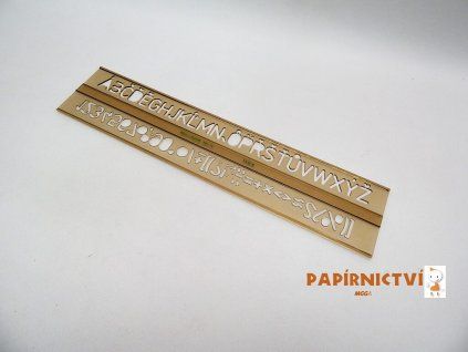 Šablona 748012 písmenková 14mm 074801200000