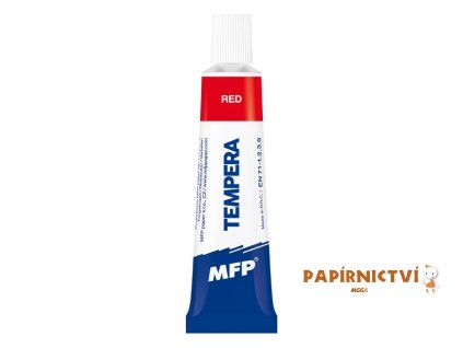 Temperové barvy 12ml červená 6300364