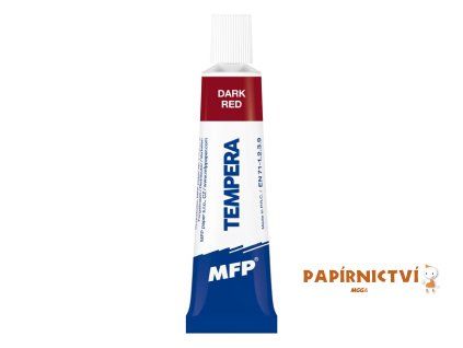 Temperové barvy 12ml červená tmavá 6300371