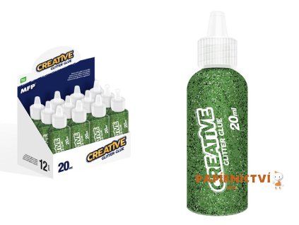 Lepidlo glitrové 20ml zelené 6330763