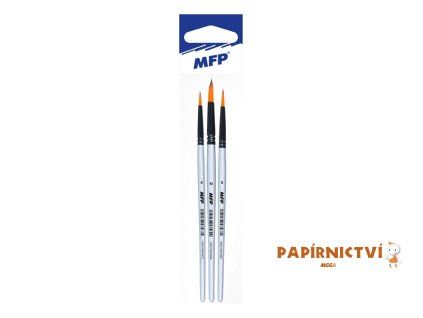 Štětec MFP synthetic kulatý set 3ks 6,8,10 6340142