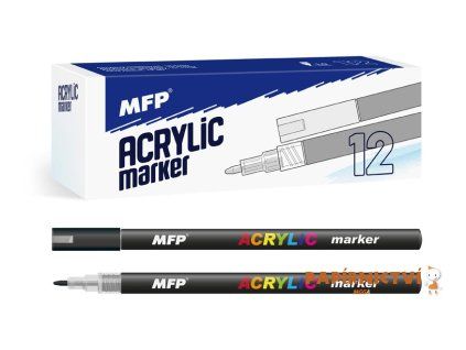 Akrylový popisovač MFP 1mm - černý 6410835