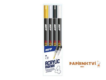 Akrylový popisovač MFP 1mm set 4ks 6410846