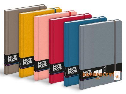 Blok s gumkou A5 linka, 100 listů, mix2 7501609