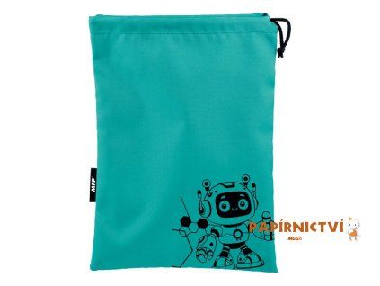 Sáček na přezůvky MFP 27x36cm green 8040938