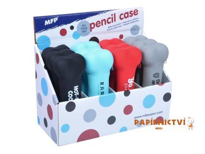 Penál silikonový kost mix 8071300