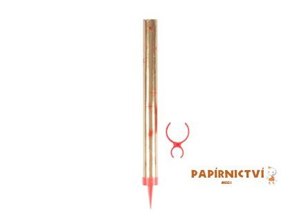 Fontána párty 12cm + držák na láhev - 1 ks - zlatá 8800126