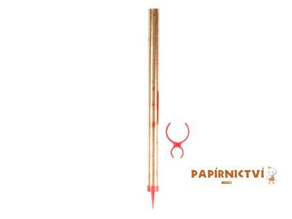 Fontána párty 25cm + držák na láhev - 1ks - zlatá 8800129