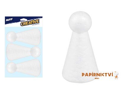 Anděl 11cm/3ks polystyren 8882331
