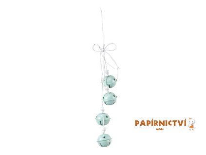 Závěs rolničky zelené 4cm, délka 35cm 8886159