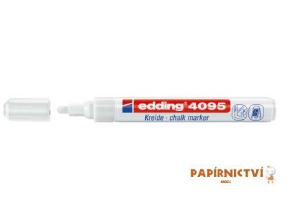 Křídový popisovač EDDING 4095 - bílý