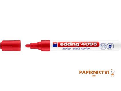 Křídový popisovač EDDING 4095 - červený