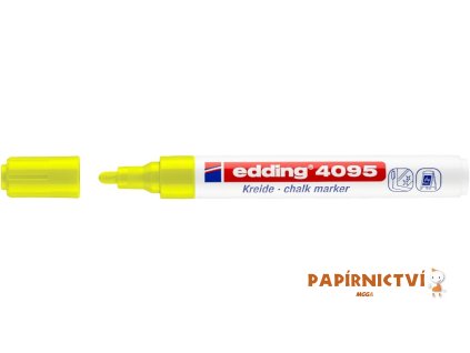 Křídový popisovač EDDING 4095 - neonově žlutý