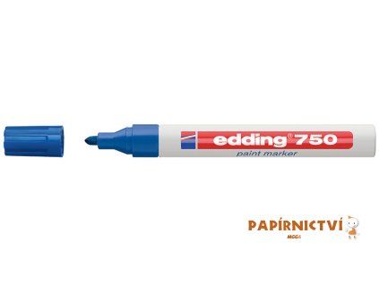 Lakový popisovač EDDING 750 - modrý
