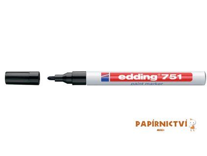 Lakový popisovač EDDING 751 - černý