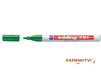 Lakový popisovač EDDING 751 - zelený