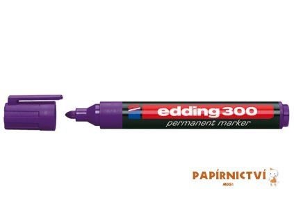 Permanentní popisovač EDDING 300 - fialový